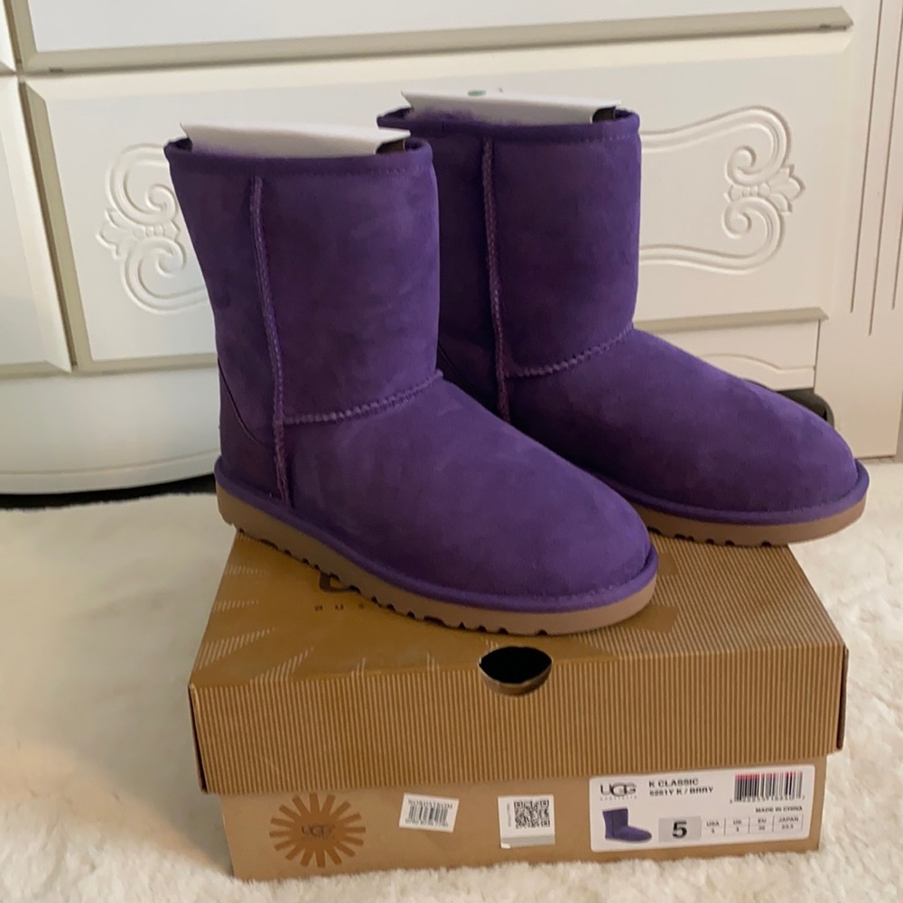Purple UGG boots